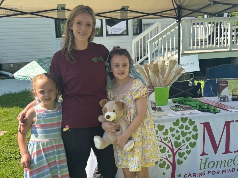 emma with kids