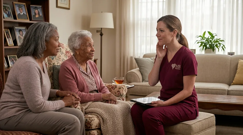 in home assesment by a registered nurse